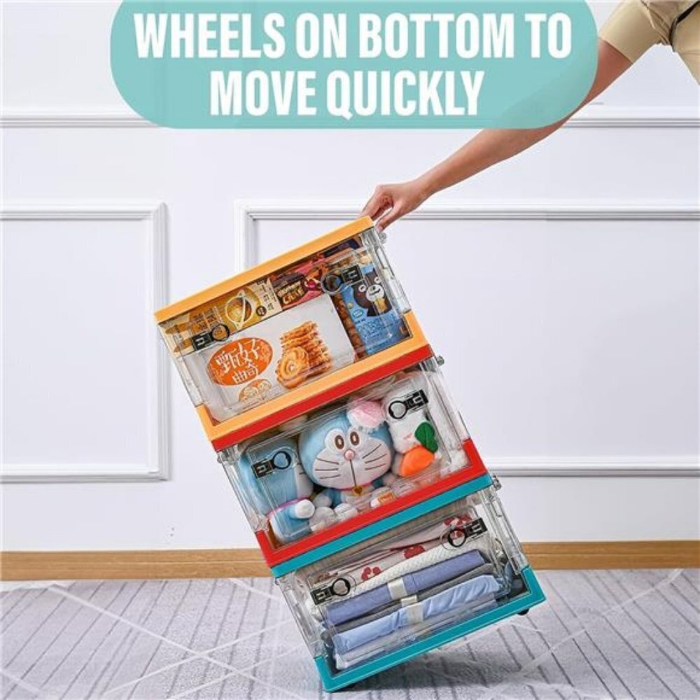 Foldable Organization & Storage Containers - Collapsible Containers with - Picture 6 of 6